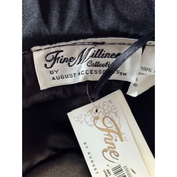 Fine Millinery Velma Cloche Hat – Vintage Inspired Zebra Feather Statement - Picture 9 of 9